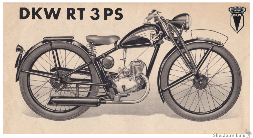 DKW 1938 RT100-3PS