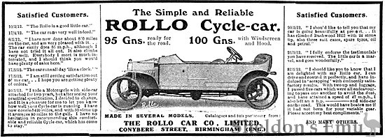 Rollo Cyclecar