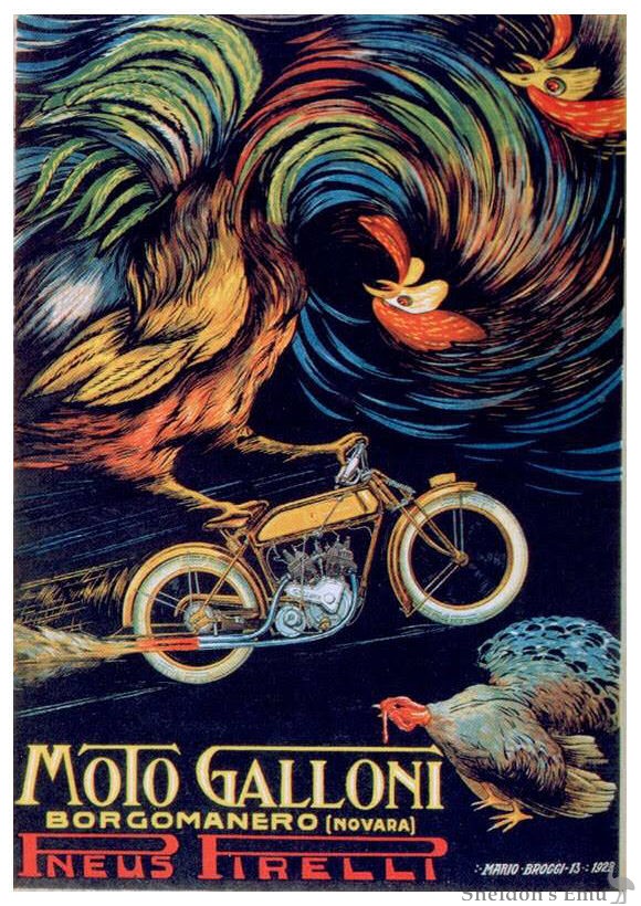 Moto Galloni Poster