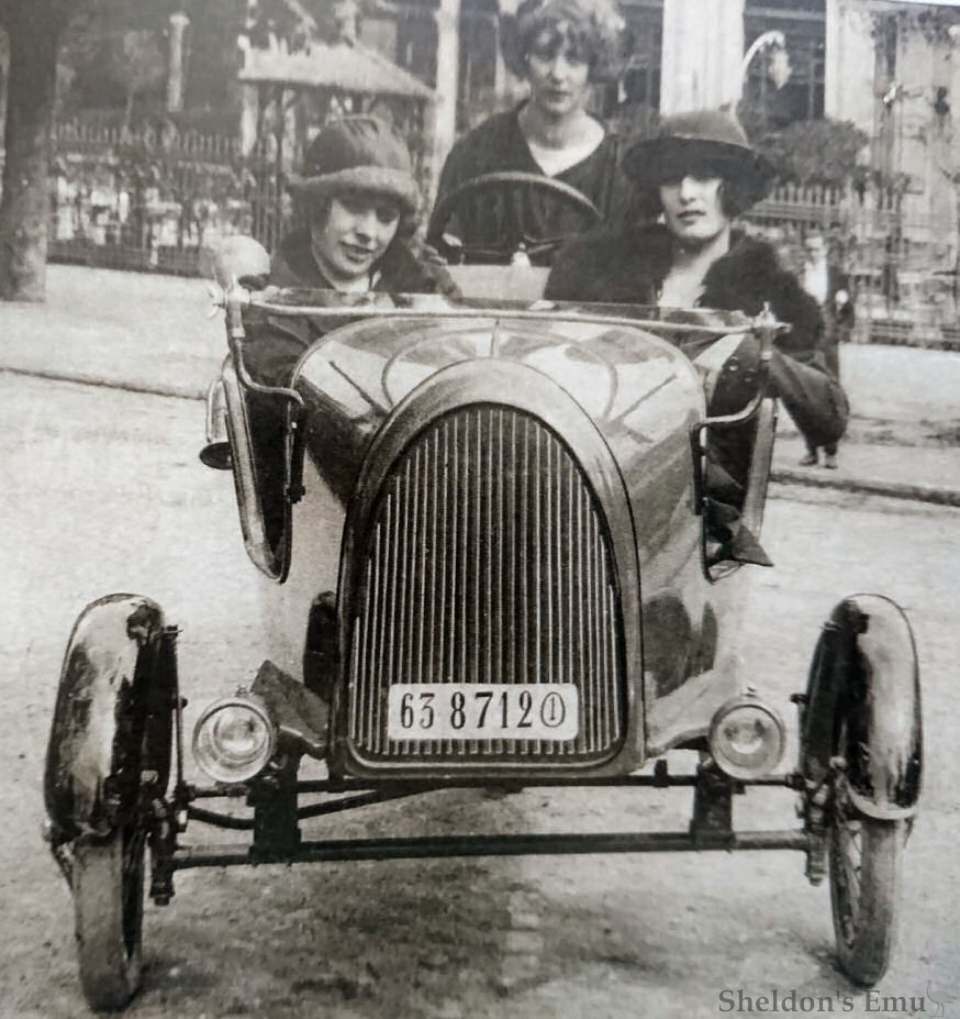 Moto Cor Three-Wheeler c.1922