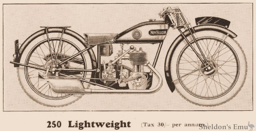 New Hudson 1929 250cc Model 80