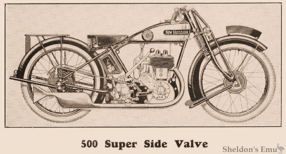 New Hudson 1929 Model 84 500cc SV