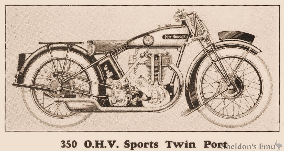 New Hudson 1929 Model 85 350cc OHV