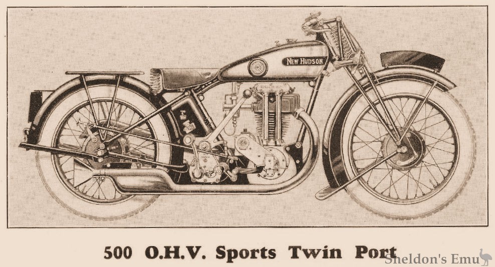 New Hudson 1929 Model 86 500cc OHV