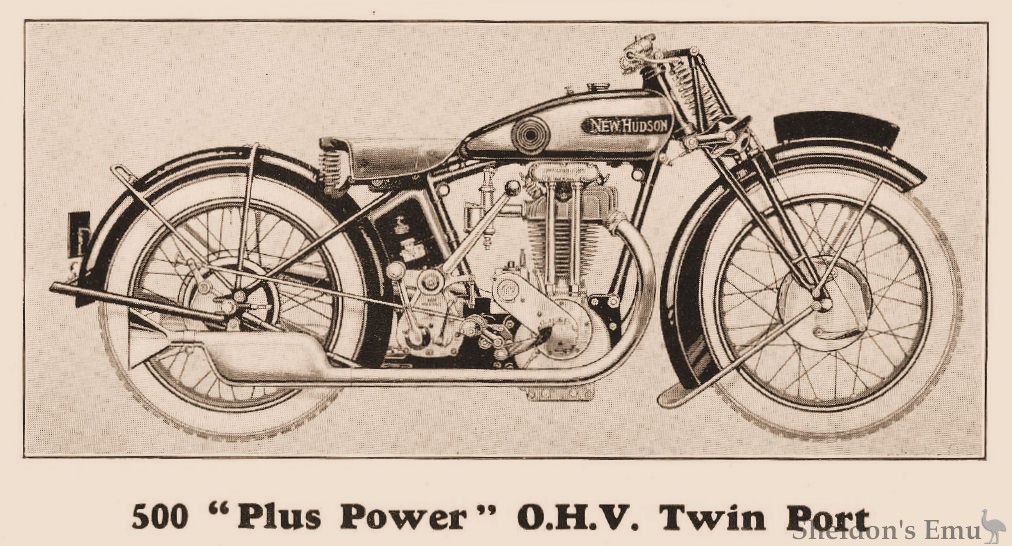 New Hudson 1929 Model 88 500cc OHV