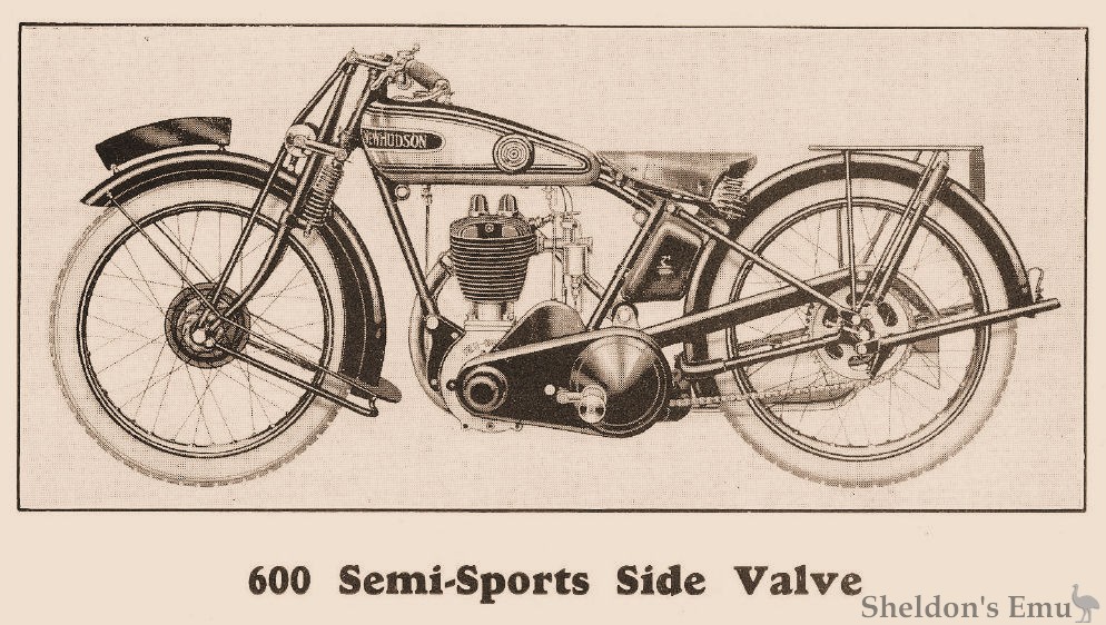 New Hudson 1929 Model 90 600cc