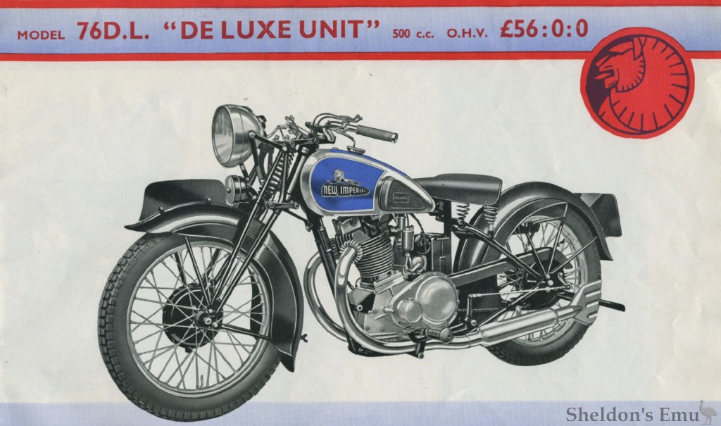 New Imperial Model 76DL 500cc Spring Frame