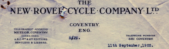 New Rover Letterhead