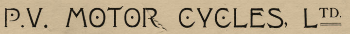 P.V. Motorcycles