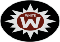 White Motorcycle Logo